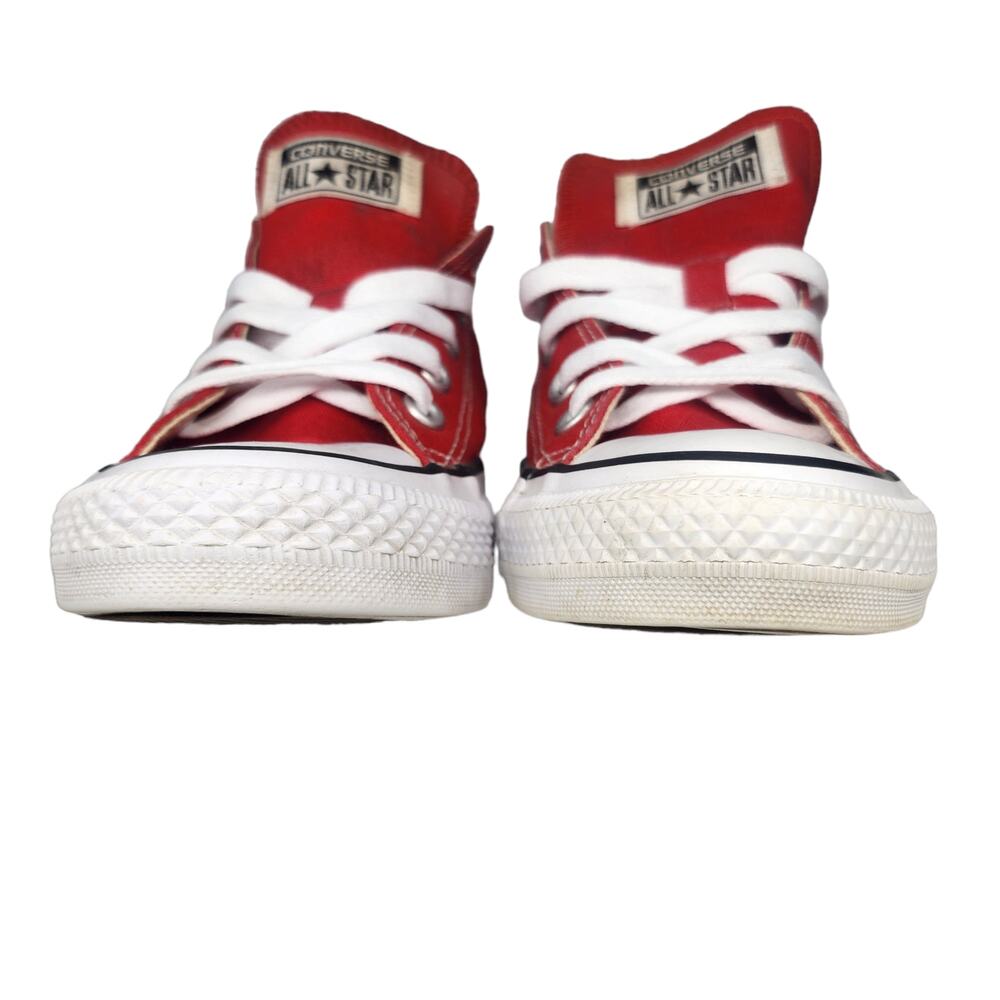 Converse All Star Shoes Womens 6 Red White Solid Low Top Comfy Sneakers Low Top - Picture 6 of 11